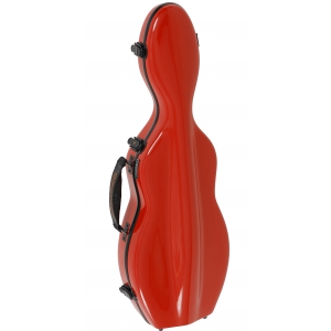 Tonareli Fiberglass futera skrzypcowy, wkno szklane, kolor czerwony