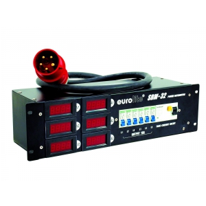 Eurolite SBM-32 dystrybutor 32A z miernikami