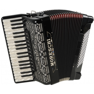 Moreschi ST 496 Deluxe  37/4/11 96/4/4 Piccolo akordeon (czarny)