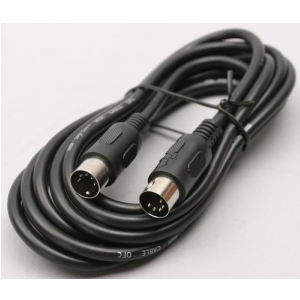 Monacor MIDI-302/SW kabel MIDI  3m, czarny