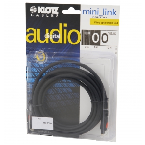 Klotz FO H TT03 3m toslink/toslink kabel