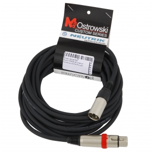 4Audio MIC PRO 6m przew�d mikrofonowy XLR XLR z wy��cznikiem Neutrik