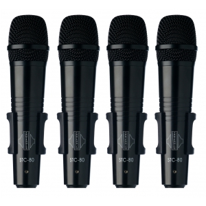 Sontronics STC-80 QUAD zestaw czterech mikrofonw dynamicznych STC-80 w walizce