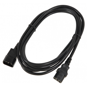 AN kabel zasilający / przedłużacz 3m IEC C13 żeński / C14  (...)