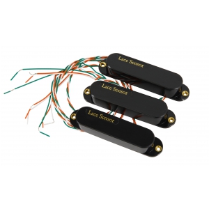 Lace Sensor Gold 3-Pack Black zestaw przetwornikw