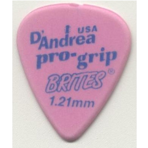 D′Andrea 351 Pro Grip Brites 1.21mm kostka gitarowa