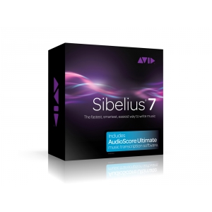 Sibelius 7 Audio EDU program do edycji nut + program AudioScore Ultimate 7, wersja edukacyjna dla nauczycieli i instytucji (szkoy, domy kultury)