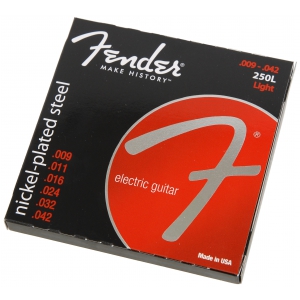Fender 250L nickled plated  struny do gitary elektrycznej  (...)