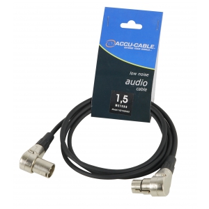 Accu Cable przew�d DMX 3 110 Ohm 1,5m wtyki k�towe
