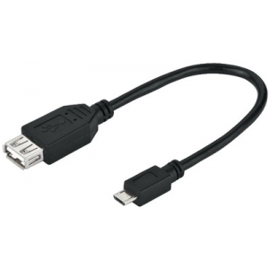 Monacor USB 20ABMC przejciwka micro-USB -> USB-A dla OTG