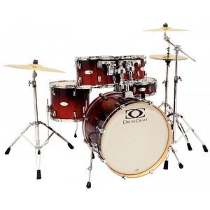 DrumCraft 4-20 Fusion DRF zestaw perkusyjny (Deep Red Fade) 