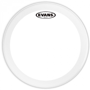 Evans BD22GB2 EQ-2 nacig perkusyjny do bbna basowego 22″, przeroczysty