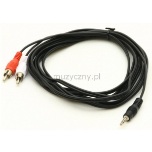 Act kabel ma�y jack stereo 3.5/2xRCA (cinch) - 3m