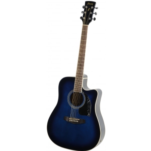 Ibanez PF 15 ECE TBS Transparent Blue Sunburst gitara elektroakustyczna