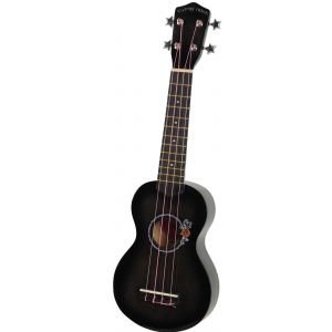 Gypsy Rose GRU 1K CBK ukulele pack, czarne