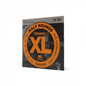 D′Addario EHR-340 Half Rounds struny do gitary elektrycznej 10-52