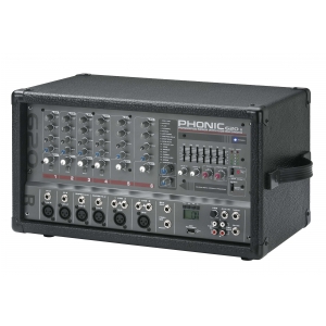 Phonic PowerPod 620R powermixer 2x100/4, recorder USB