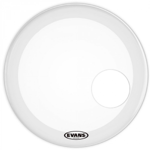 Evans BD22RSW EQ-3 Resonant Smooth White naciag perkusyjny do bbna basowego 22″