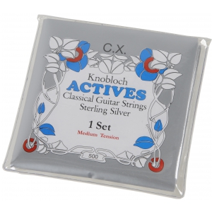 Knobloch Actives 500 C.X Sterling Silver Medium Tension struny do gitary klasycznej