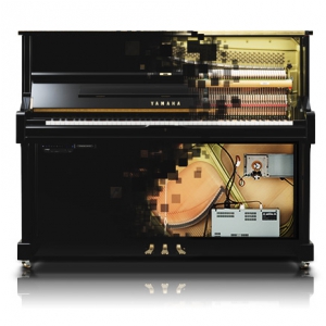 Yamaha U1 TA2 PE TransAcoustic pianino (121 cm)