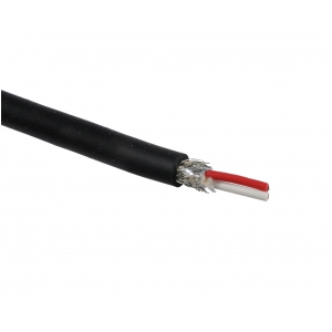 Procab MC 405/1 kabel mikrofonowy 0.35mm2 / fi=6mm, czarny