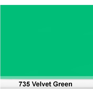 Lee 735 Velvet Green filtr barwny folia - arkusz 50 x 60 cm