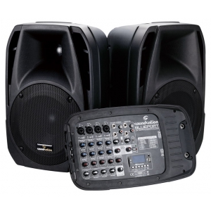 Soundsation Blueport system nagonieniowy 2x100W, odtwarzacz MP3 i Bluetooth