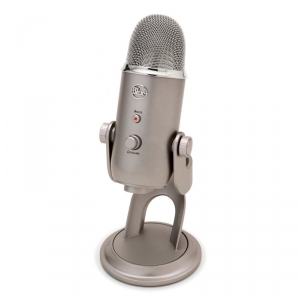 Blue Microphones Yeti Platinum mikrofon pojemnościowy USB, wyjście słuchawkowe, kolor platinum