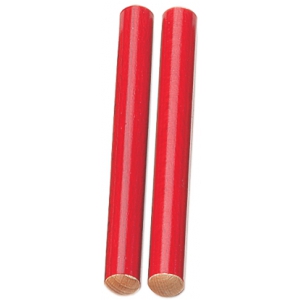 Rohema Percussion 61555/R Claves, Beech, Red instrument perkusyjny