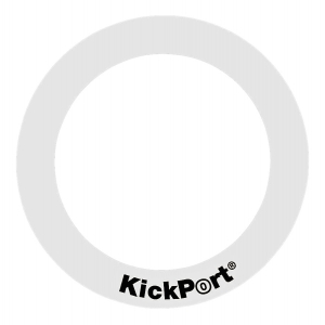 Kick Port T-Ring White piercie zabezpieczajcy nacig