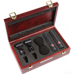 Neumann KM 183 mt Stereo-set - Ma�o-membranowy mikrofon pojemno�ciowy, ch-ka dook�lna, czarny