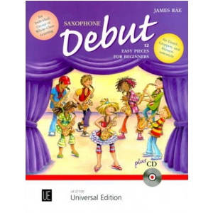 PWM Rae James - Saxophone Debut. 12 atwych utworw dla pocztkujcych saksofonistw (+ CD)