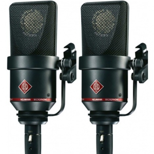 Neumann TLM 170 R Stereo Set para mikrofonw wielkomembranowych z uchwytami elastycznymi EA170, kolor czarny