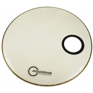 Aquarian 22″SMPTCC WH Classic Clear Ported naciąg perkusyjny