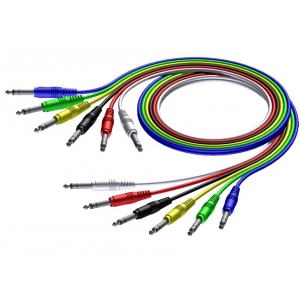 Procab CAB 792 zestaw kabli 6 szt. 0,9m jack - jack