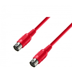 Adam Hall K3 MIDI 0150 RED kabel MIDI 1,5m (czerwony)