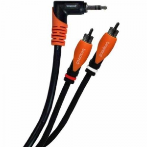 Bespeco SLYMPR500 kabel jack ktowy TRS 1/8″  x  2 RCA , 5.00m