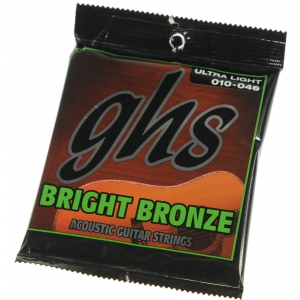 GHS  Bright Bronze 10U struny do gitary akustycznej 10-46