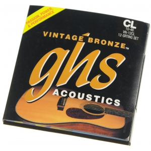 GHS Vintage Bronze 12CL struny do gitary akustycznej dwunastostrunowej 10-46