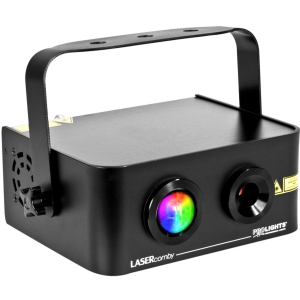 Prolights LASERcomby 9W - laser zielony i czerwony + efekt LED