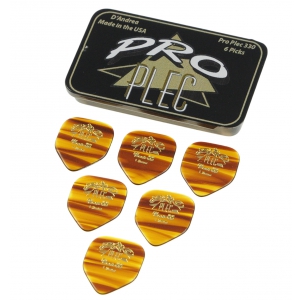 D′Andrea TNPRO 6 330 1.50mm zetaw kostek gitarowych 6 sztuk + pudeko na kostki