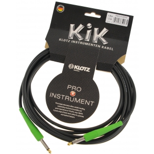 Klotz KIKC 4.5 PP4 kabel instrumentalny 4,5m, zielone koce