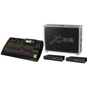 Behringer X32 FULL DIGITAL SET  - zestaw mikser cyfrowy X32 + flightcase + 2x S16