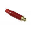 Amphenol ACJR-RED gniazdo RCA na kabel, czerwony
