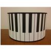 Zebra Music Muzyczna lampa z motywem klawiatury fortepianu