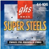 GHS Super Steels struny do gitary basowej, 4-str. Medium, .044-.106