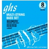 GHS Bass Boomers struny do gitary basowej 8-str. Regular, .020-.090
