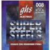 GHS SUPER STEELS struny do gitary elektrycznej, Ultra Light, .008-.038