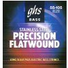 GHS Precision Flatwound struny do gitary basowej, 4-str. Regular, .055-.105