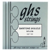 GHS Ukulele Nylon Tie-Ends struny do ukulele, Baritone, Black Nylon